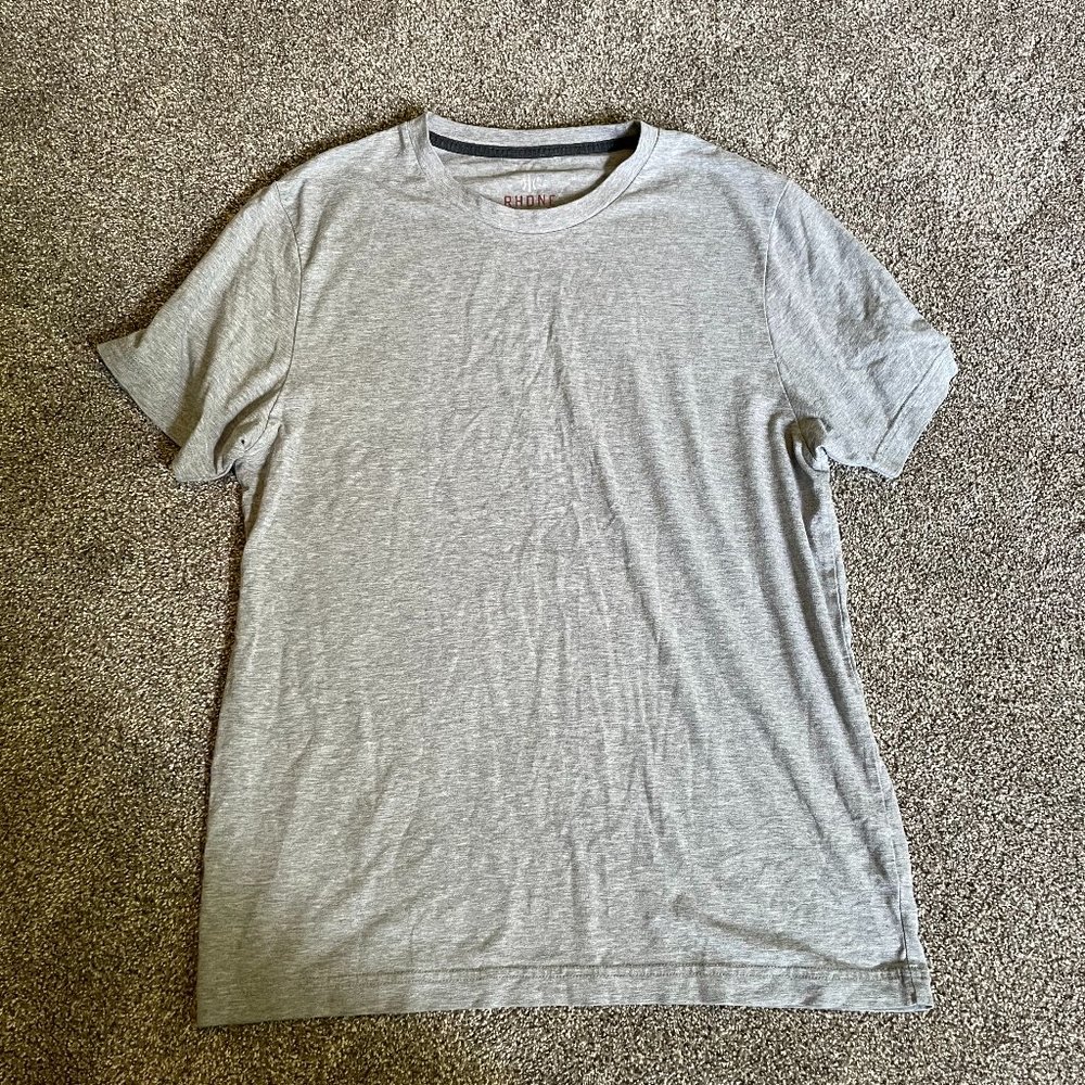 RHONE Men's Gray Shirt Size Large